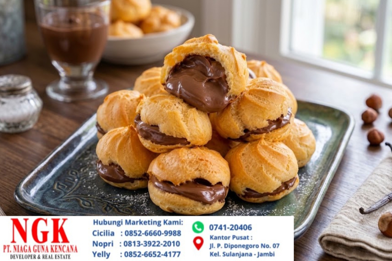 Resep Kue Soes Cokelat Lumer ala Bakery, Cukup 7 Bahan Dasar dari Dapur Rumah
