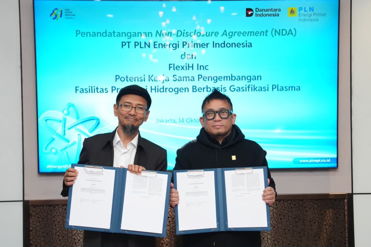 PLN EPI dan FLEXIH Inc. Jajaki Hidrogen Rendah Karbon dari Biomassa