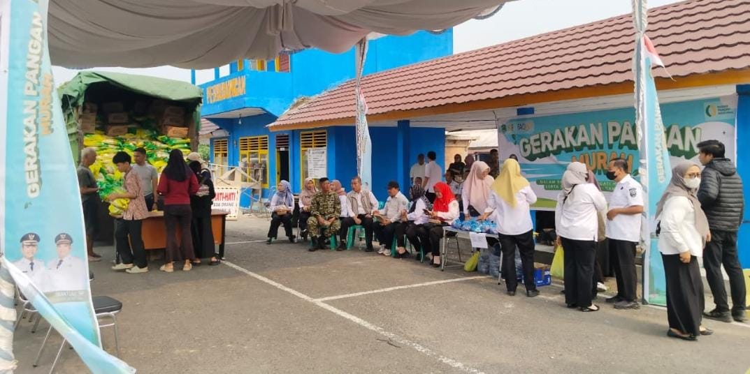Pemkab PALI Gelar Gerakan Pangan Murah di Terminal Pendopo, Jual 10 Ton Beras dan Cabai Rp 60.000 per Kg