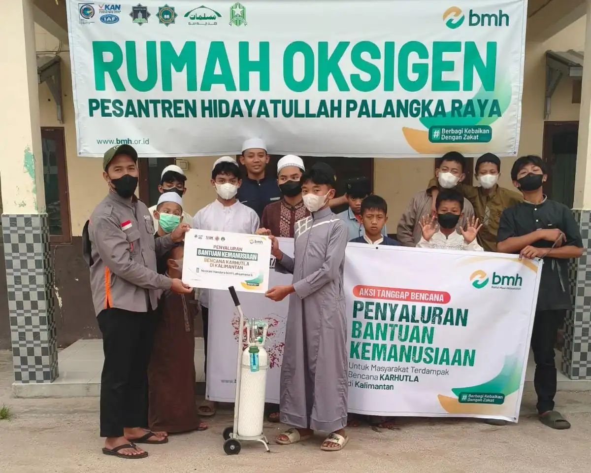BMH Kalteng Dirikan Rumah Oksigen di Palangka Raya untuk Warga Terdampak Kabut Asap Karhutla