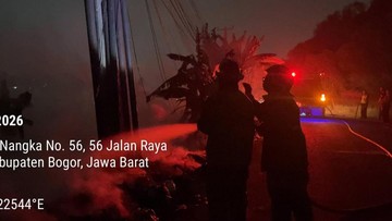 Kebakaran Lahan di Gunung Putri Bogor Diduga Dipicu Pembakaran Sampah