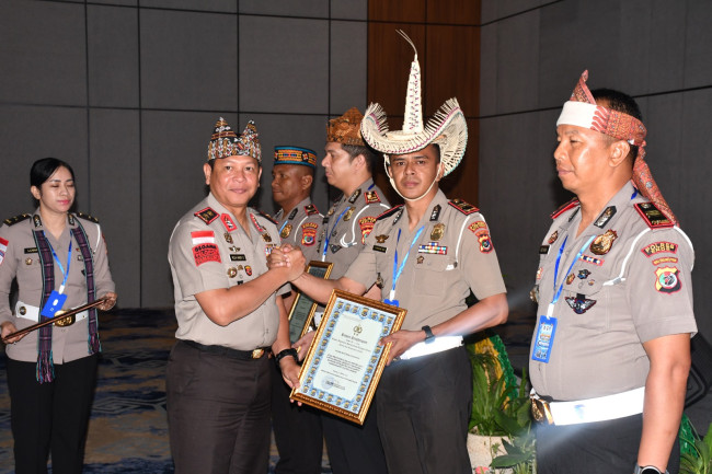 Polres Rote Ndao Raih Peringkat III Pelaporan IRMS di Rakernis Lalu Lintas Polda NTT 2026