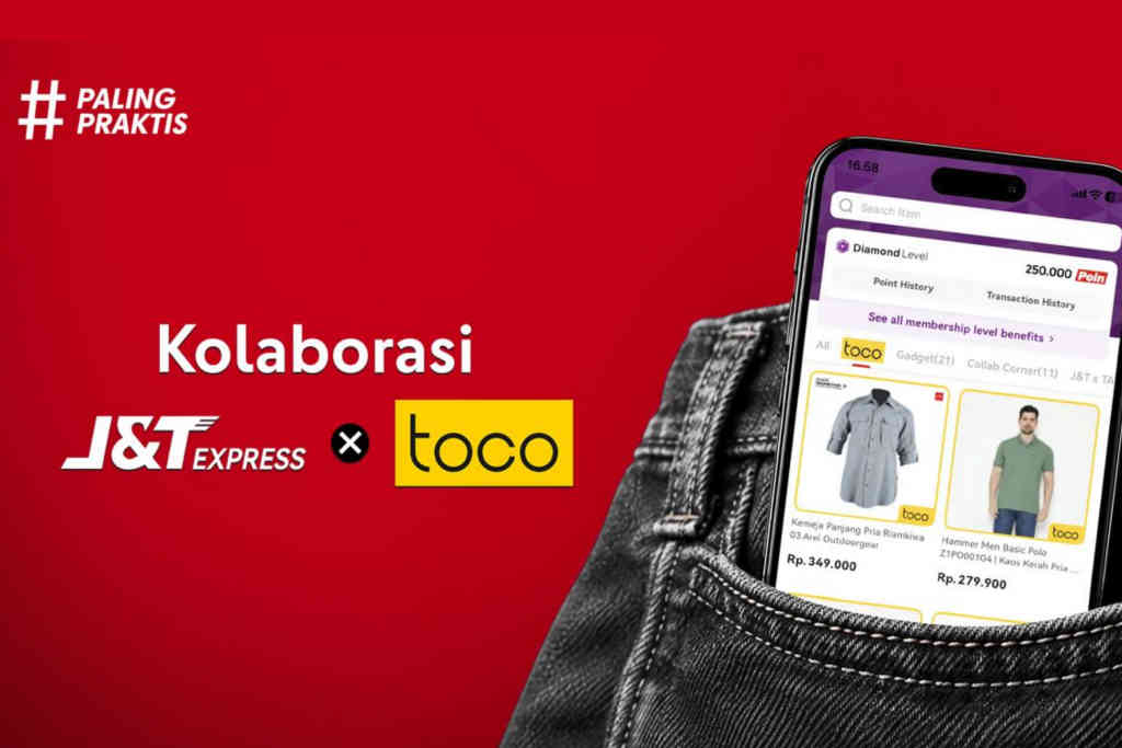 J&T Express Gandeng Toco, 5.000 Produk Marketplace Lokal Kini Bisa Dibeli Langsung dari Aplikasi