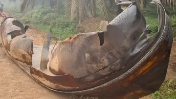 BRIN Sebut Benda Logam di Sampit Sampah Antariksa Roket ZhuQue-2E China