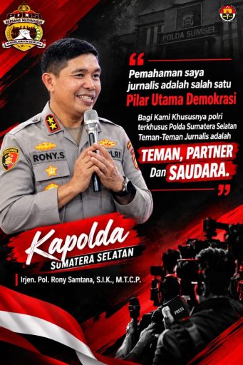 Kapolda Sumsel Rangkul Pimpinan Redaksi dan Jurnalis, Beri Penghargaan atas Peran Media Jaga Kamtibmas