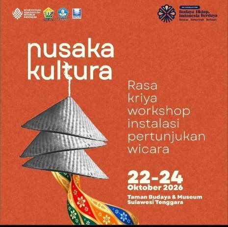 Festival Nusaka Kultura 2026 di Taman Budaya Sultra, Tiga Hari Angkat Warisan Moronene hingga Sama-Bajau Jadi Praktik Harian