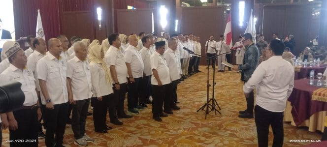 Doli Kurnia Tandjung Lantik Pengurus DPD LPM Lampung 2026–2031 di Bandar Lampung, Eva Dwiana Janjikan Rp 1,5 Miliar