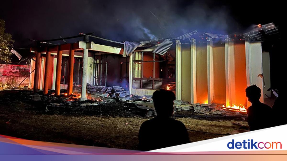 Kantor Pengadilan Negeri Suwawa di Bone Bolango Terbakar, Ruang Sidang Hangus