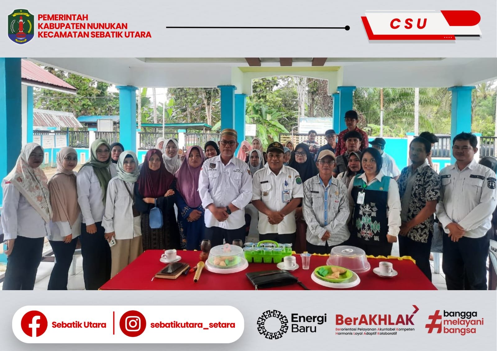 Camat Sebatik Utara Sosialisasikan Identitas Kependudukan Digital, Warga Desa Lapri Dampingi Aktivasi Langsung