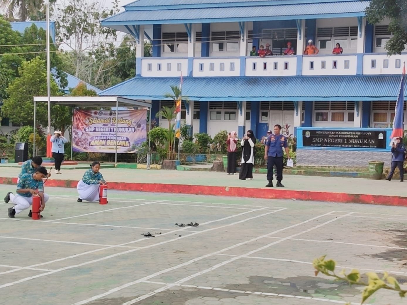 Pemkab Nunukan Dorong SOP Keselamatan di Sekolah, SMPN 1 Jadi Kandidat Percontohan Satuan Pendidikan Aman Bencana