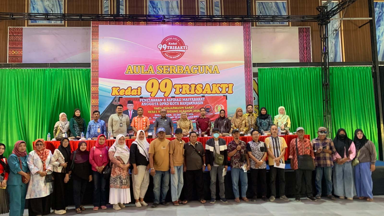 Reses DPRD Banjarmasin Jerat 5 Keluhan Warga, dari Air PDAM hingga Tiang Listrik di Tengah Jalan