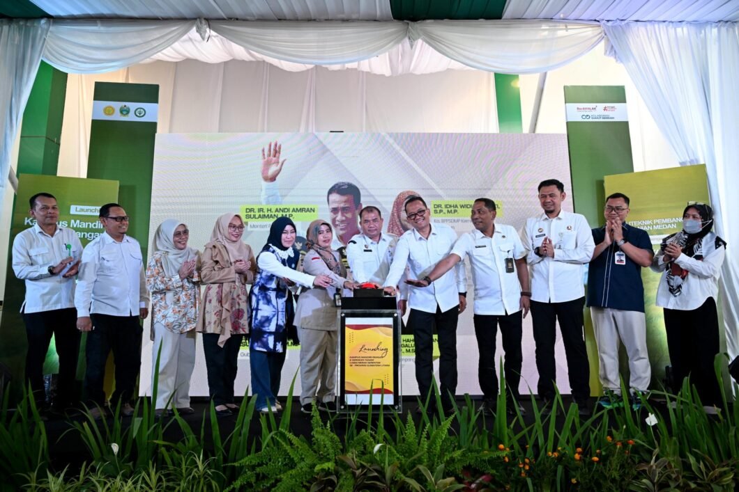 Polbangtan Medan Luncurkan Kampus Mandiri Pangan, Pj Sekdaprov Sumut Minta Perguruan Tinggi Jadi Contoh Pemanfaatan Lahan