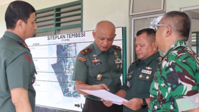 Pangdam XXV/SMR Tinjau Lahan Makodam di Tembesi Batam, Pembangunan Dimulai dari Pematangan Lahan