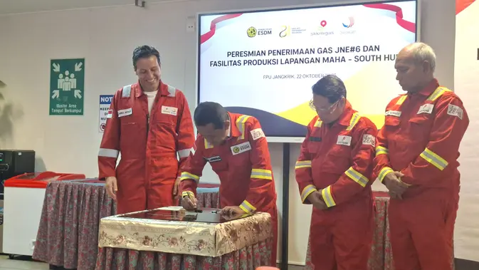 Gas Lepas Pantai Kalimantan Timur Mulai Mengalir 290 MMSCFD
