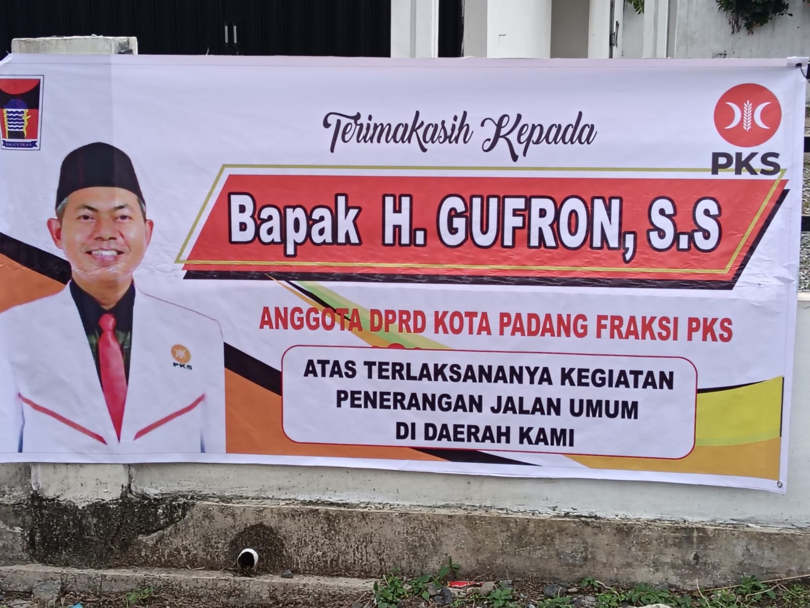 Gufran, Aleg PKS DPRD Sumbar, Realisasikan Penerangan Jalan di Tarandam I Padang Lewat APBD