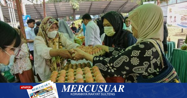 Dinas Pangan Sulteng Gelar Pangan Murah di Lolu Selatan, Cabai Dijual Rp 45.000 per Kilogram