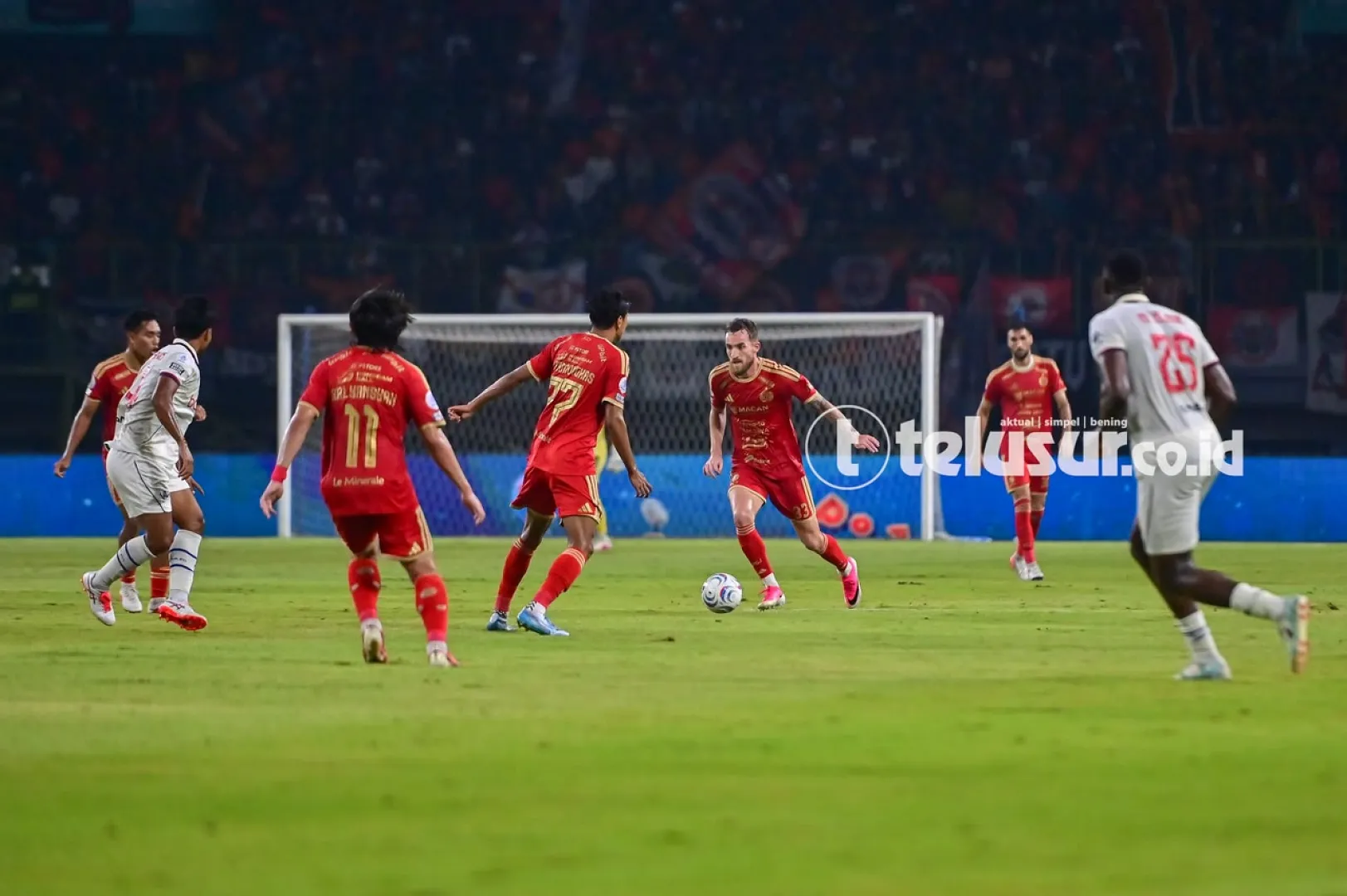 Persija Jakarta Libas Arema FC 5-1, Kukuh di Puncak Klasemen Super League