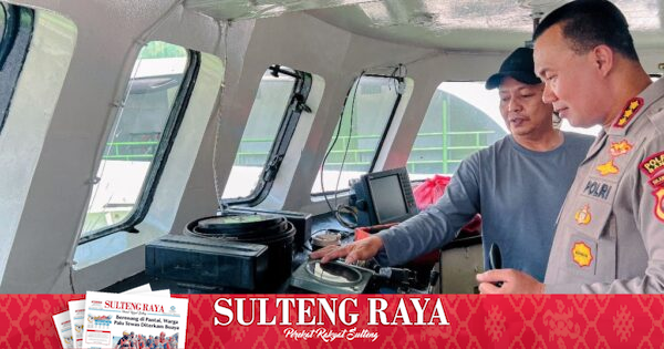 Polresta Banggai Imbau Nakhoda Waspadai Jarak Pandang Laut Tertutup Kabut Asap Karhutla