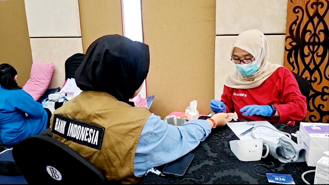 BI Kaltara Gelar Donor Darah di Tarakan, Targetkan 100 Kantong dari 150 Pendonor