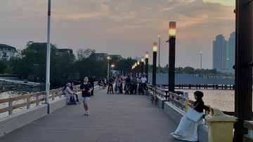 Spot Nyore Baru di Pantai Ancol, Cocok buat Piknik sampai Olahraga Sore