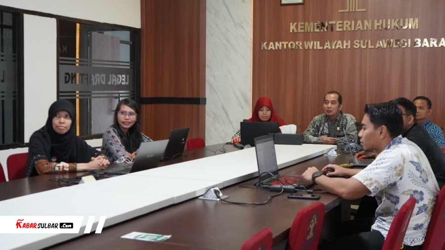Kanwil Kemenkum Sulbar Kejar Validasi Data 7.679 Pelapor LHK, Kepatuhan 100 Persen Jadi Modal