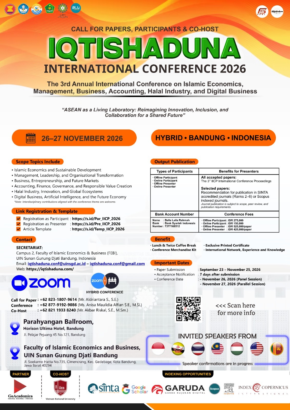 FEBI UIN Bandung Gelar Dua Agenda Internasional Sambut Hari Santri 2026