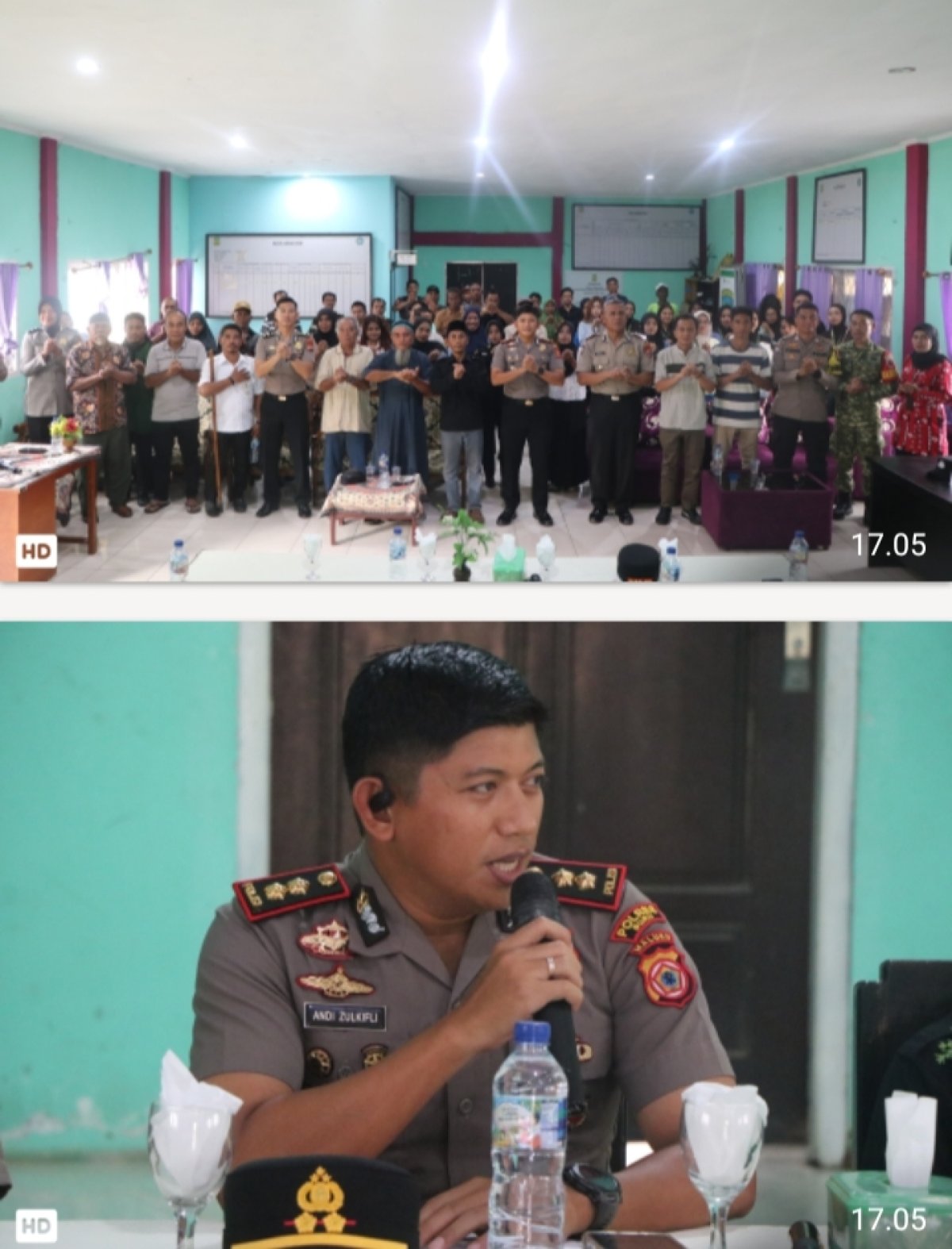 Kapolres Buru Temui Warga Desa Karang Jaya, Sopi hingga CCTV Jadi Sorotan dalam Dialog Kamtibmas