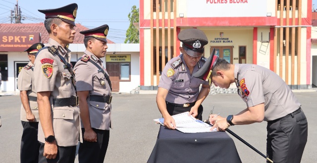 Kapolres Blora AKBP Inggal Widya Perdana Rotasi 10 Jabatan Strategis, Kasatreskrim hingga Empat Kapolsek Berganti