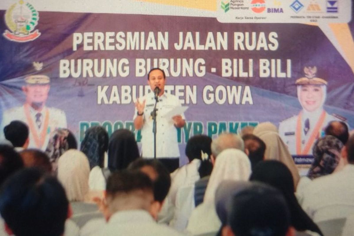 Gubernur Sulsel Resmikan Jalan Burung-Burung–Bili-Bili Sepanjang 6,95 Km di Gowa, Bagian Proyek Rp430 Miliar