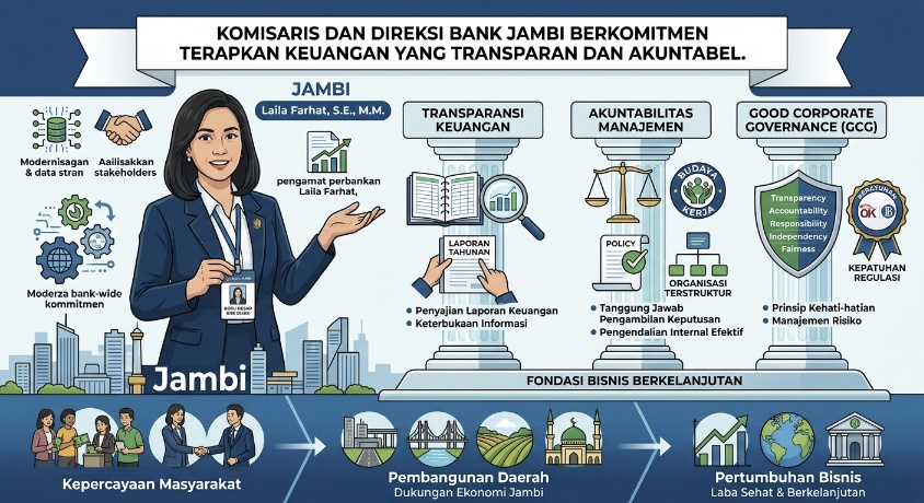 Bank Jambi Perkuat Tata Kelola Keuangan Transparan dan Akuntabel, Pengamat Sebut Kunci Jaga Kepercayaan Warga