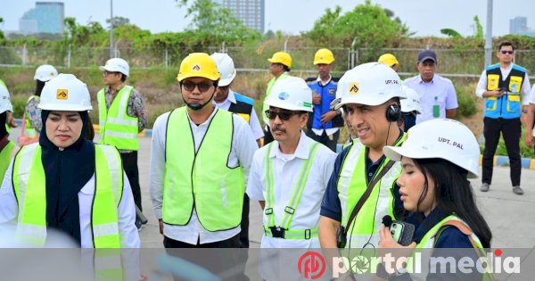 Plt Dirut PDAM Makassar Tinjau IPALD Losari Bersama Rombongan ADB, Soroti Pengelolaan Air Limbah Domestik