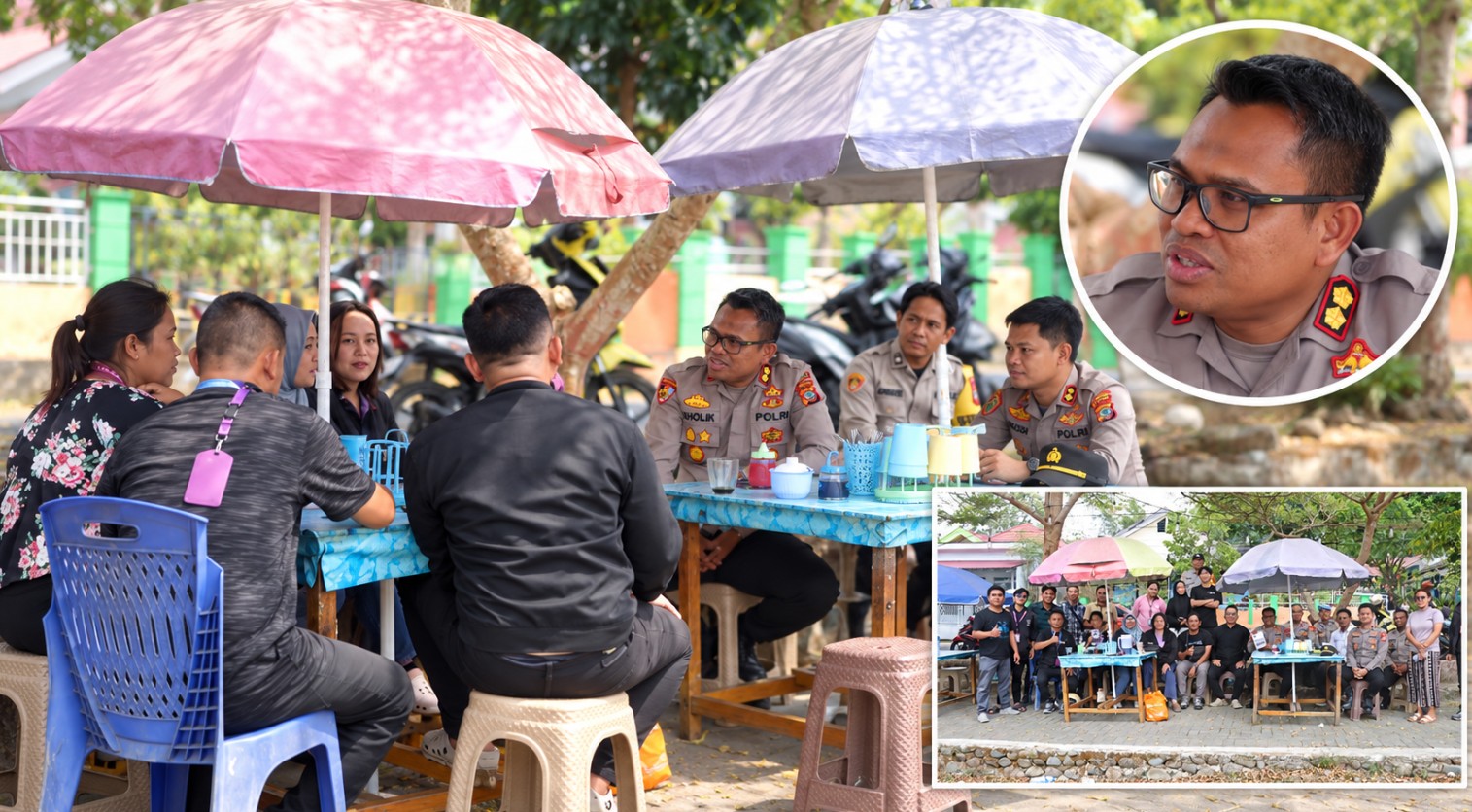Kapolres Kotamobagu Abdul Kholik Duduk Minum Kopi Bareng Warga, Serap Keluhan Kamtibmas Tanpa Rapat Formal