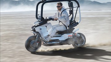 BMW Vision CE Dipatenkan di India, Skuter Listrik dengan Rangka Pelindung Tanpa Helm