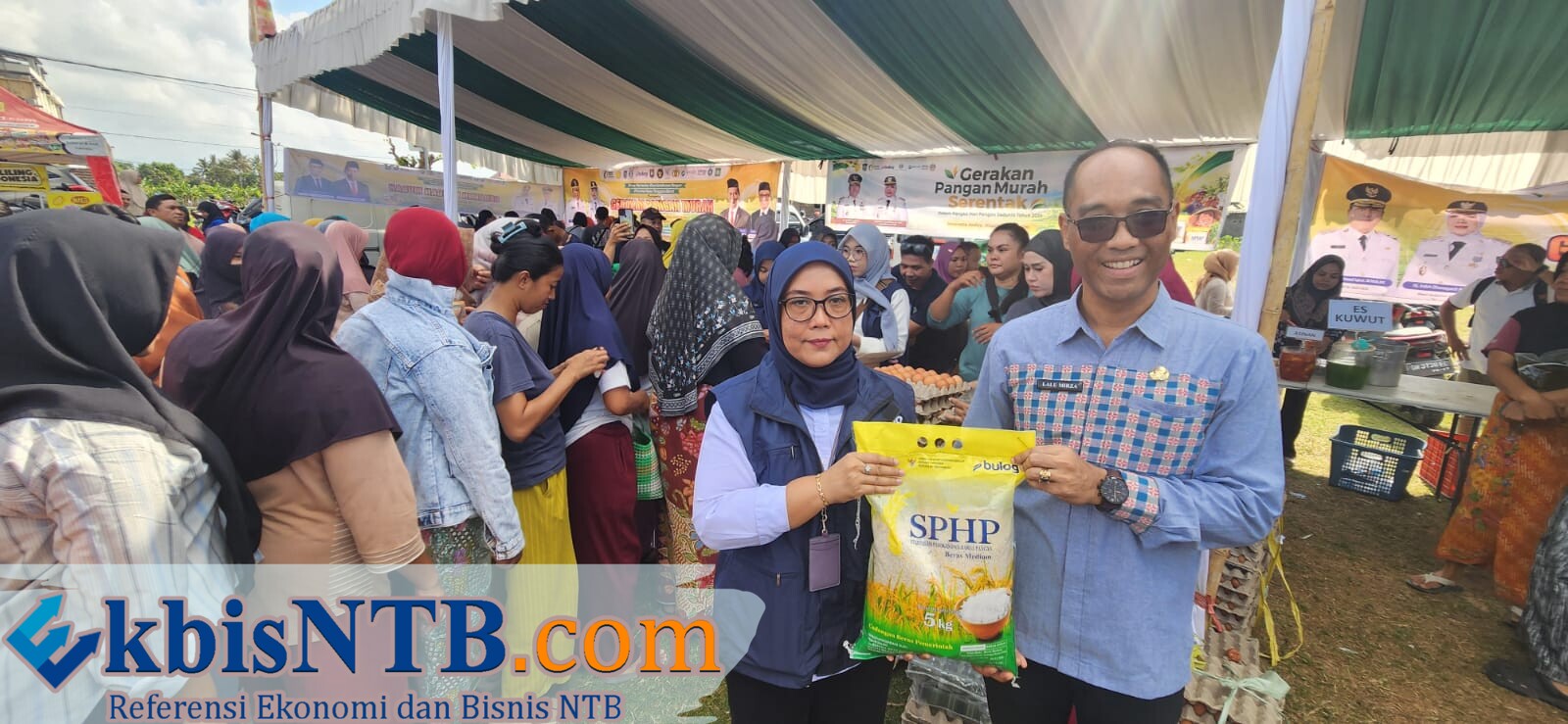 Bulog NTB Salurkan 1,3 Juta Kilogram Beras SPHP Lewat Gerakan Pangan Murah Sepanjang 2026