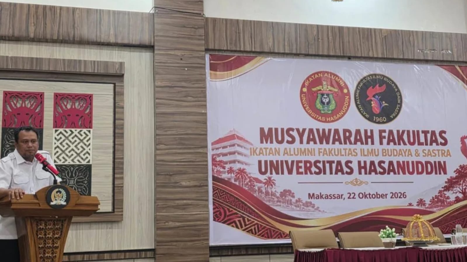Andi Abdul Waris Halid Kembali Pimpin IKA FIBS Unhas, Terpilih Aklamasi dalam Hitungan Jam