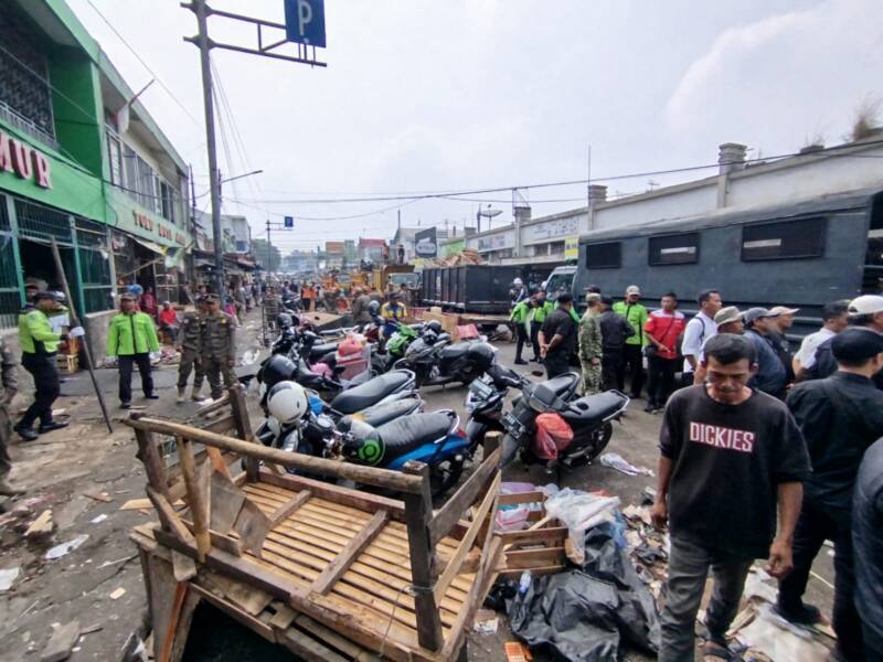 Pemkot Bogor Sterilkan Jalan MA Salmun, 120 Pedagang Terdampak Penutupan Perlintasan KAI