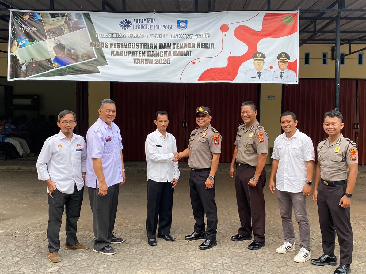 Polres Bangka Barat Gandeng BLK Latih Pencari Kerja lewat Program Polisi Peduli Pengangguran