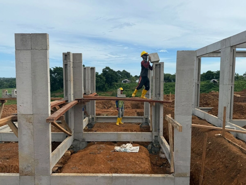 110 Huntap Komunal di Pidie Jaya Ditargetkan Siap Huni Desember 2026, Komponen RISHA Dicetak di Lokasi