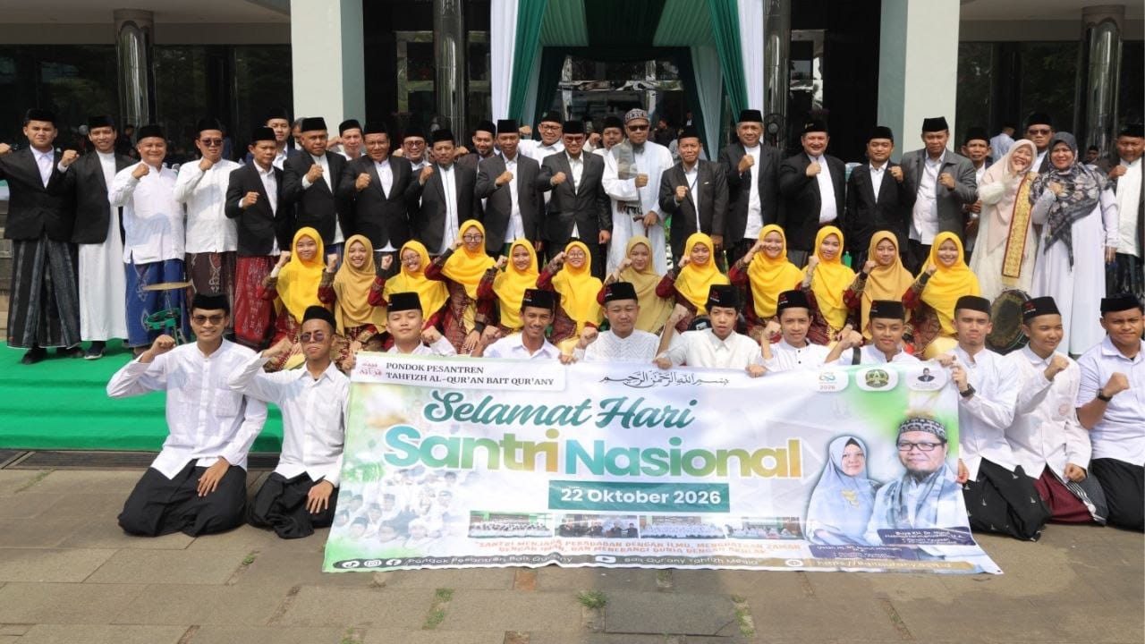 Wawali Tangsel Pilar Saga Dorong Santri Kuasai Teknologi di Apel Hari Santri 2026