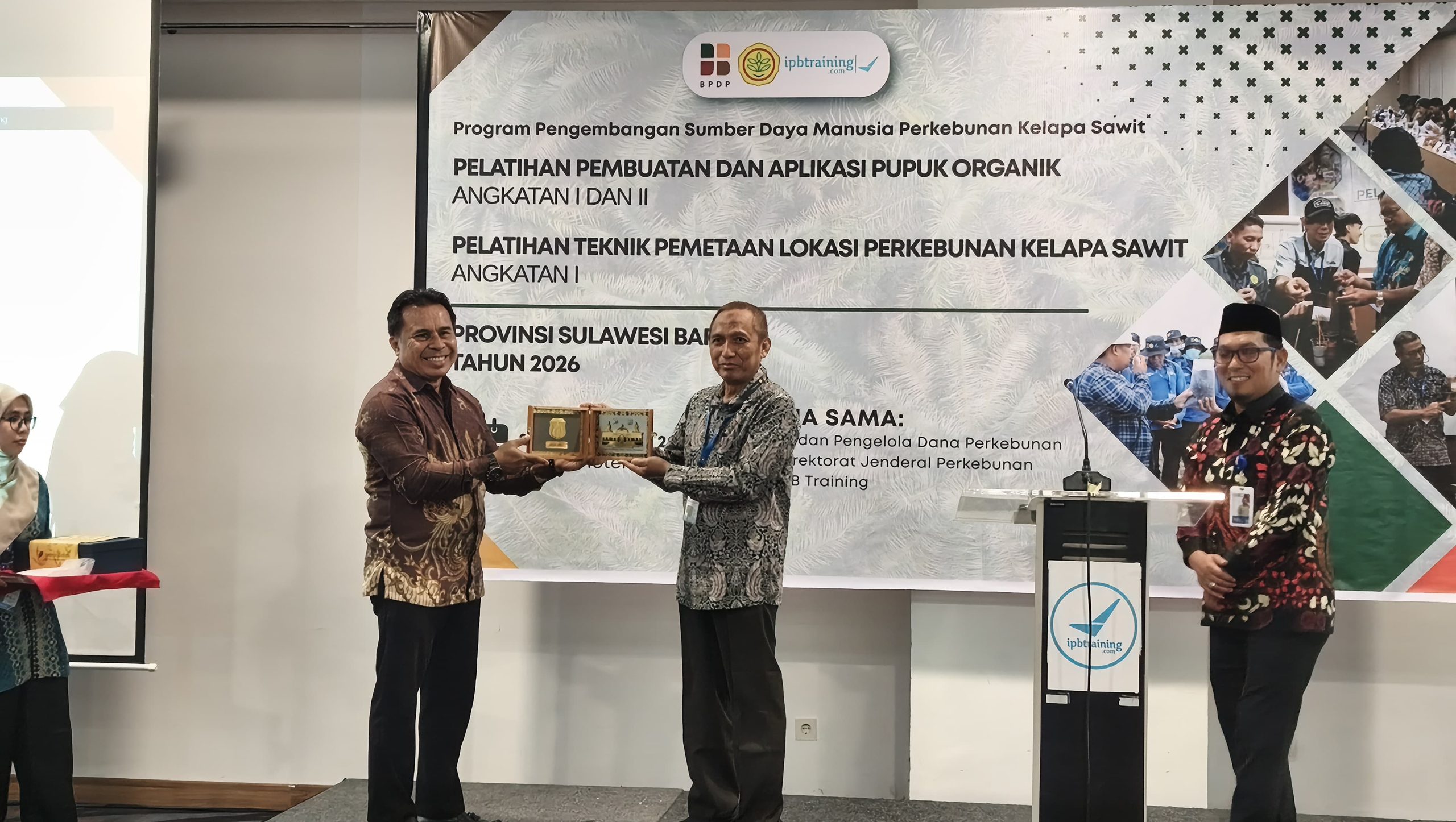 IPB Training Latih 87 Petani Sawit Pasangkayu Sulbar, Fokus Pupuk Organik dan Pemetaan Kebun