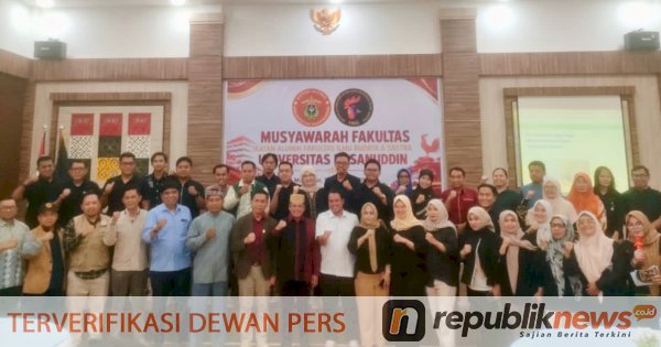Andi Abdul Waris Halid Kembali Nakhodai IKAFIBRA Unhas Lewat Aklamasi Kurang dari Satu Jam