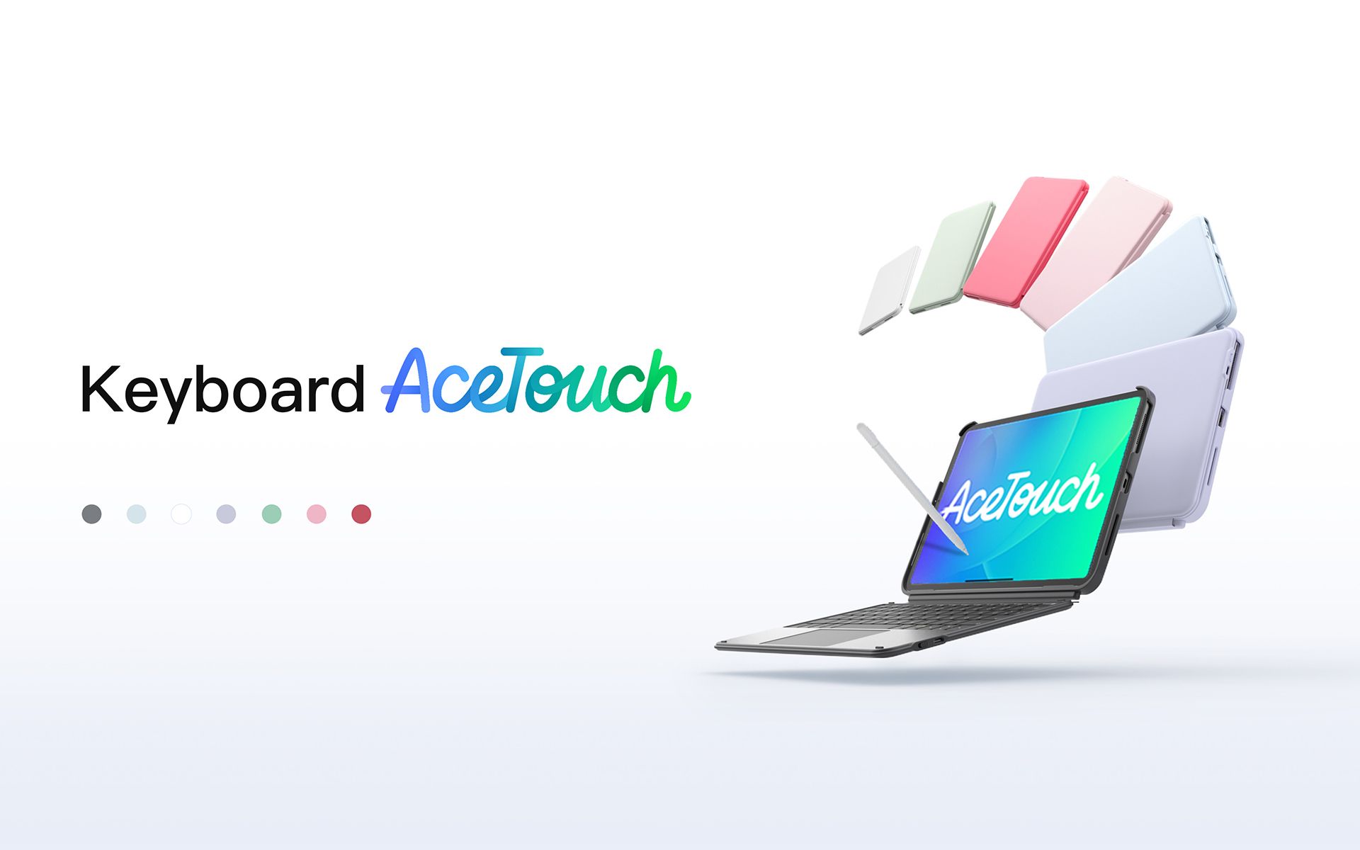 inateck AceTouch KB04122 Hadir, Keyboard Case iPad Bobot 450 Gram