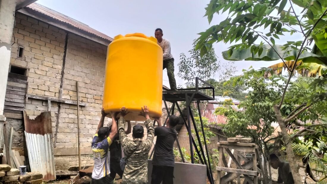 Sumur Bor TMMD ke-130 Kodim Tarakan Rampung, 50 KK di Kampung Satu Skip Siap Nikmati Air Bersih
