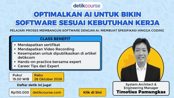 Kelas detikcourse Ajarkan Spec-Driven Development untuk Coding dengan AI