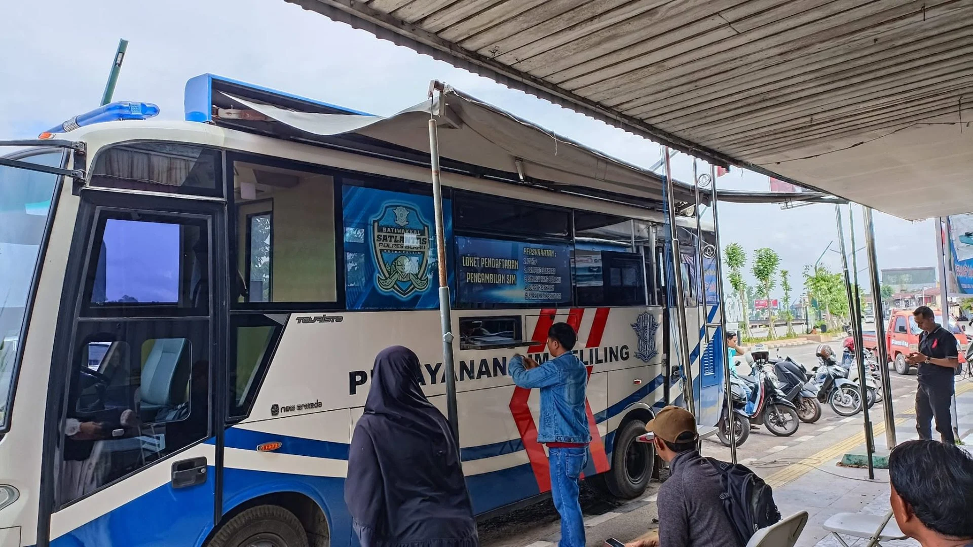Satlantas Polres Berau Buka SIM Keliling di Tepian Sungai Segah Jumat Ini, Layani Perpanjangan SIM A dan C