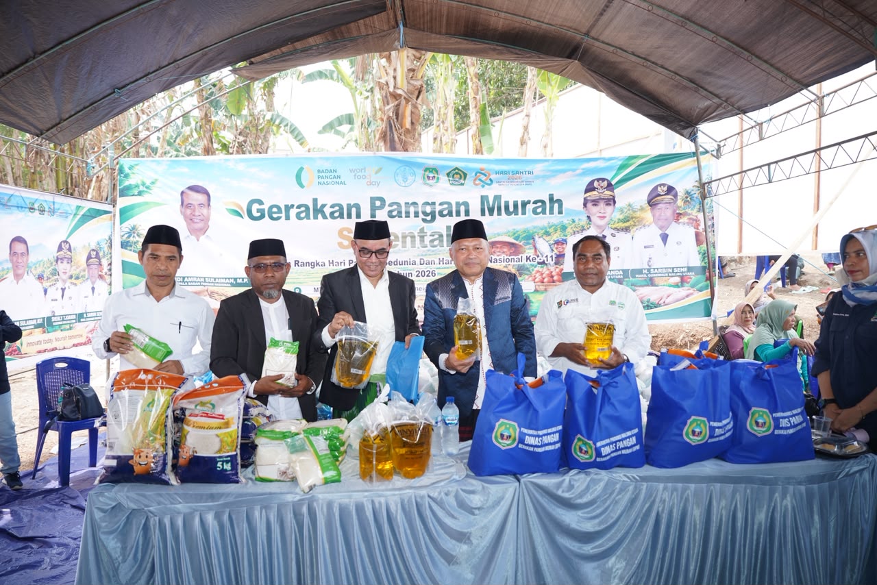 Pemprov Maluku Utara Jual 700 Paket Sembako Rp 50 Ribu di Halmahera Barat, Beras-Gula-Minyakita Ludes Diserbu Warga
