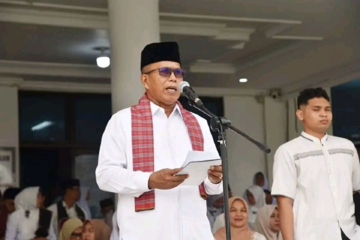 Pemkot Pariaman Gelar Upacara Hari Santri Nasional 2026, Wawako Mulyadi Bacakan Amanat Menag
