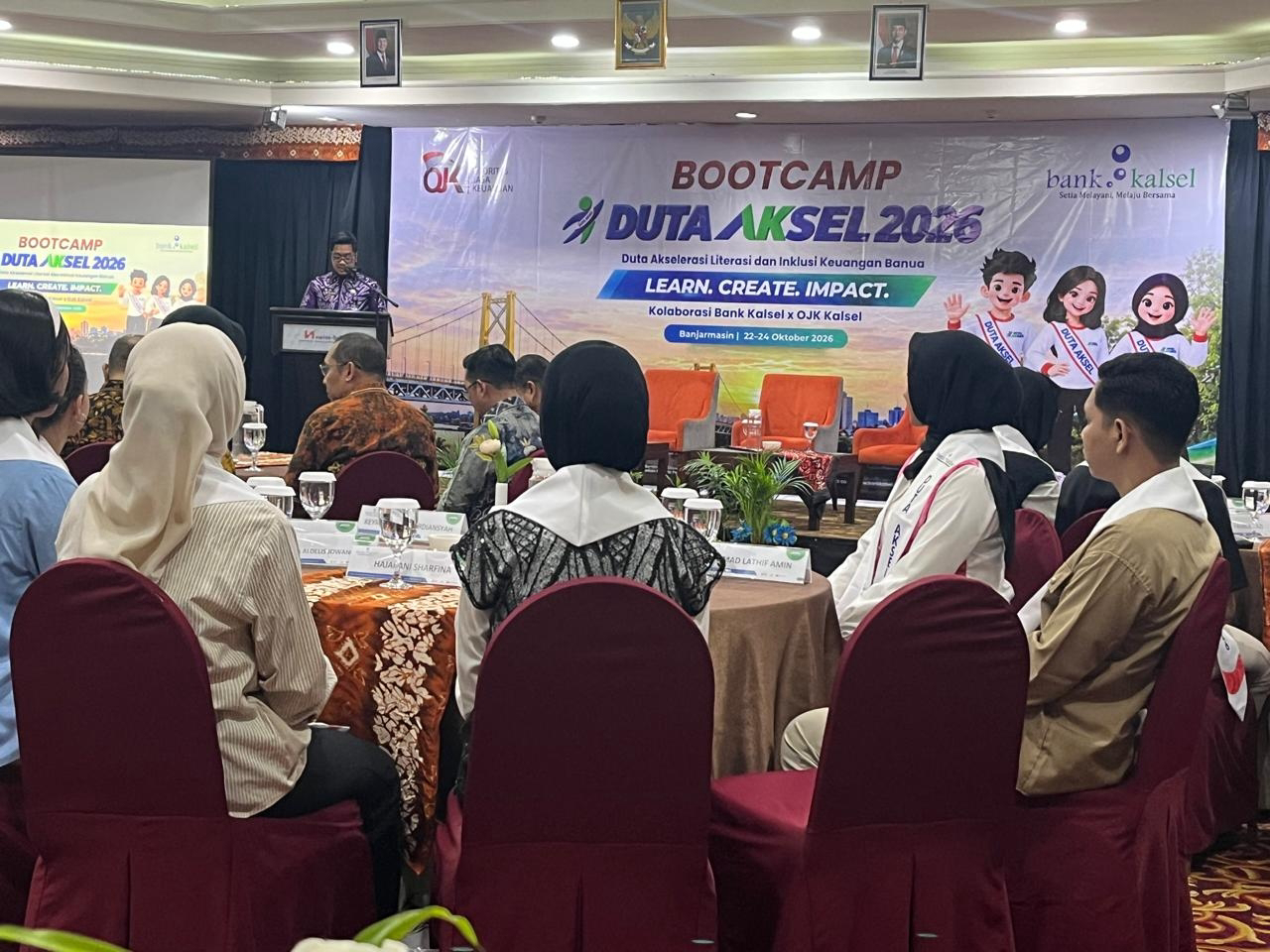OJK dan Bank Kalsel Latih Duta Aksel 2026, Bekali Generasi Muda Kalsel Cegah Kejahatan Keuangan Digital