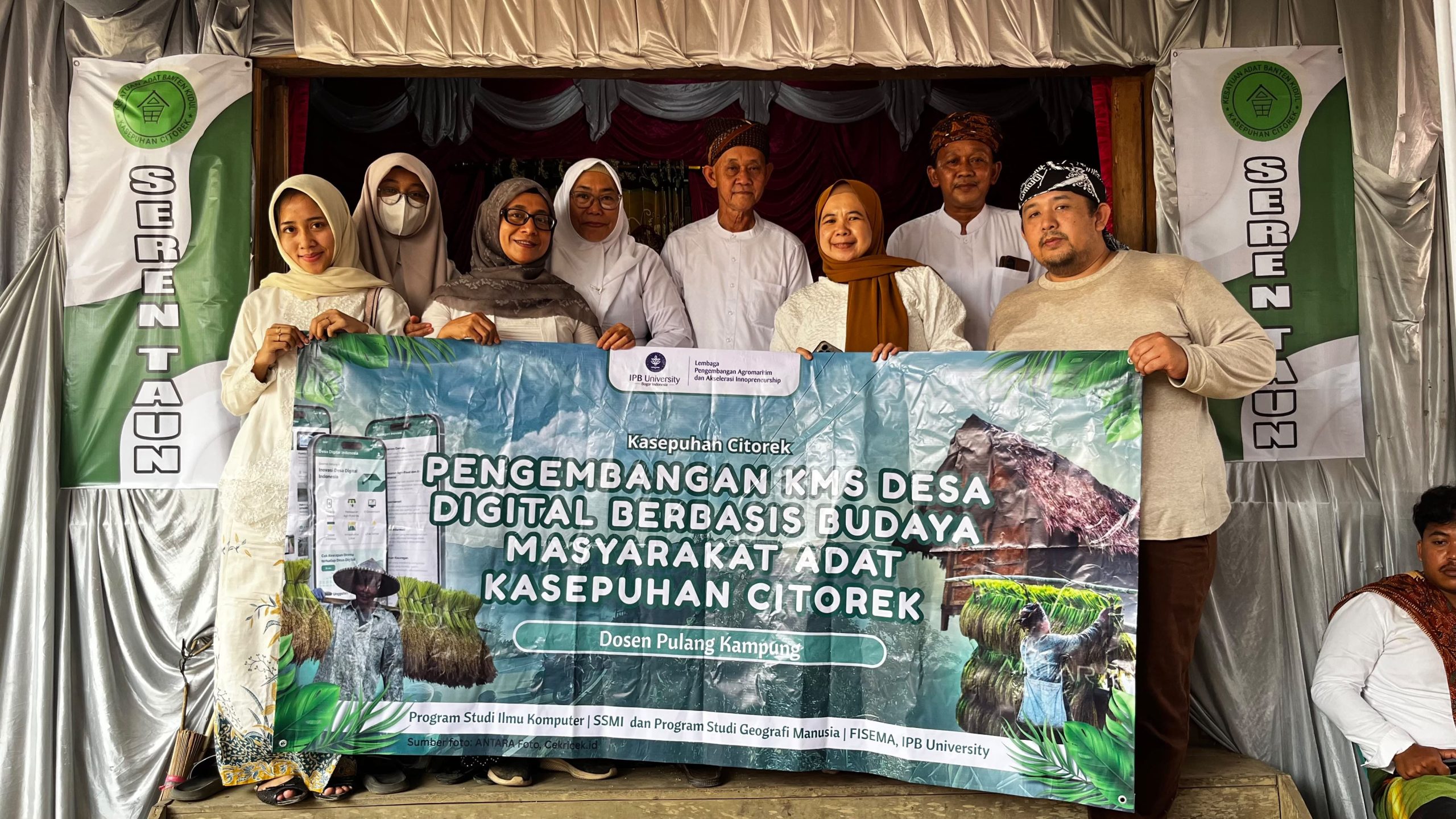 IPB University Kembangkan Sistem Digital Pendata Pengetahuan Adat Kasepuhan Citorek Lebak