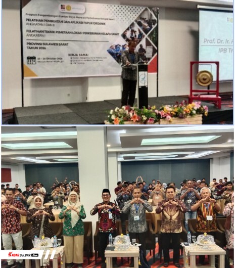 IPB Training Latih 87 Petani Sawit Sulbar di Mamuju, dari Pembuatan Pupuk Organik hingga Pemetaan Kebun
